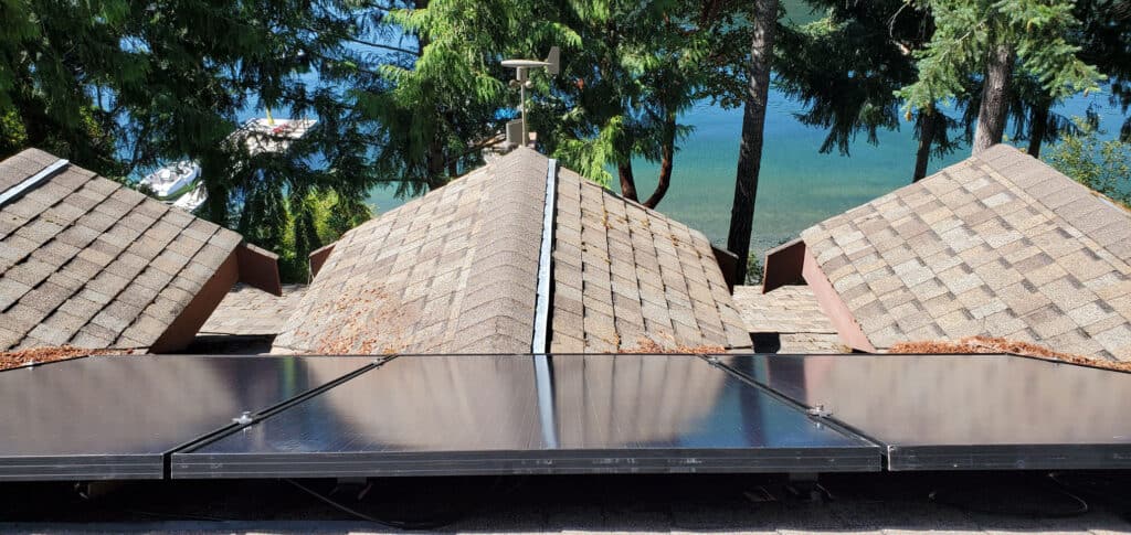 Horne Lake solar panel upgrade